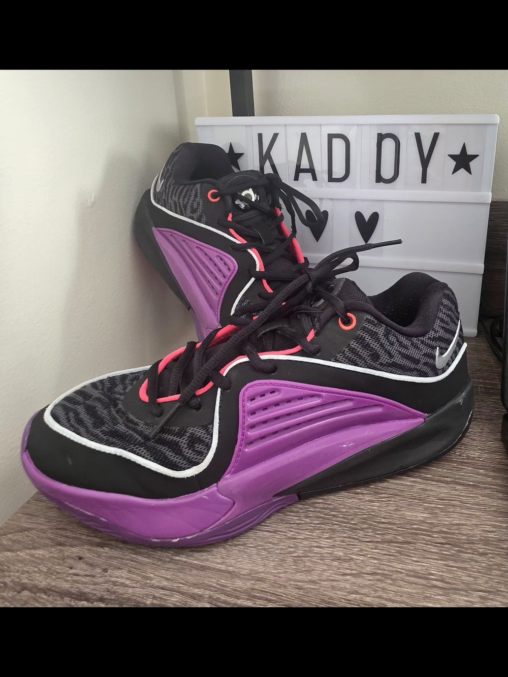 Nike KD 16 "Pathway Royalties" Black Purple Crimson - Size 7.5
